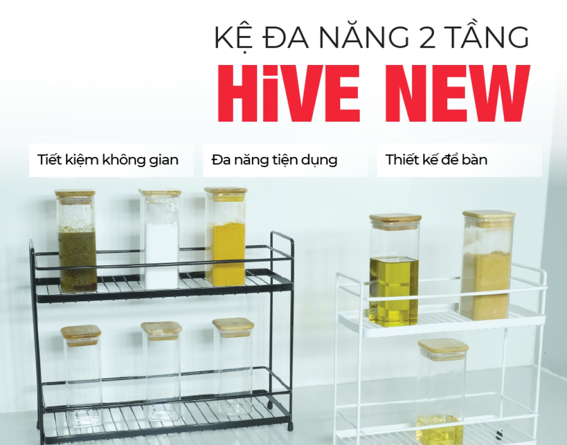 KỆ ĐA NĂNG 2 TẦNG (MULTI ROLLING RACK 2-TIER)_ 미니 소형 주방 선반 정리대 수납 2단