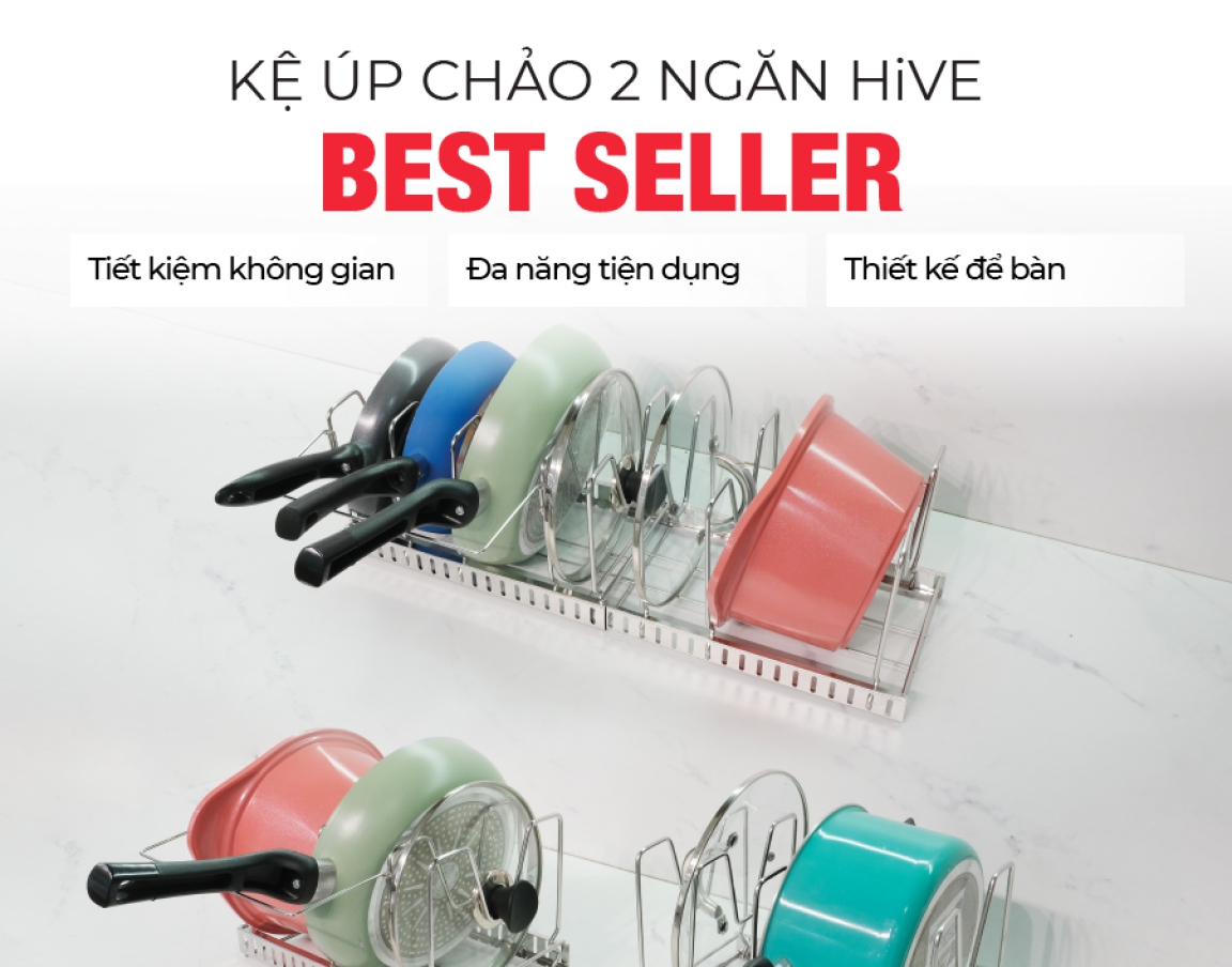 GIÁ CHẢO HiVE Inox 304 Cao Cấp