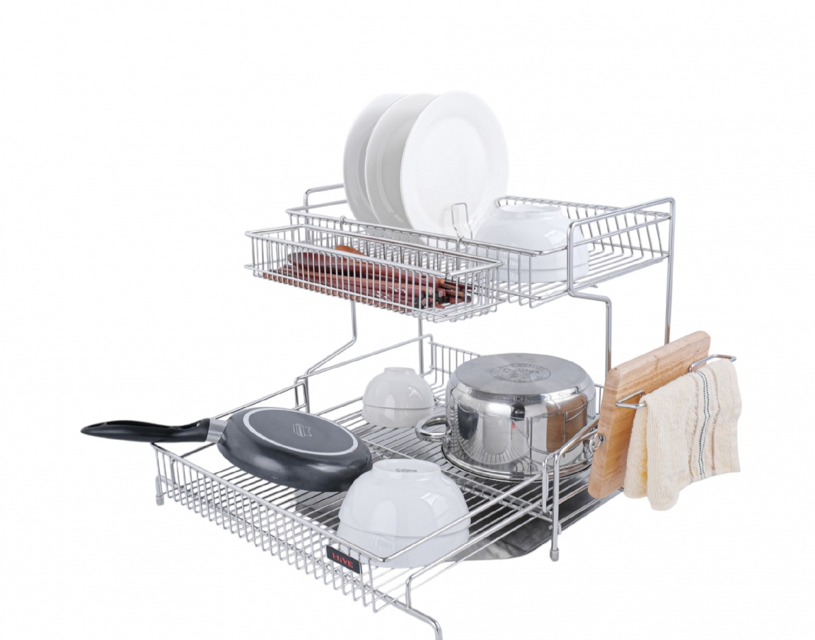 GIÁ ÚP CHÉN BÁT HiVE HS NEW 2 TẦNG INOX 304