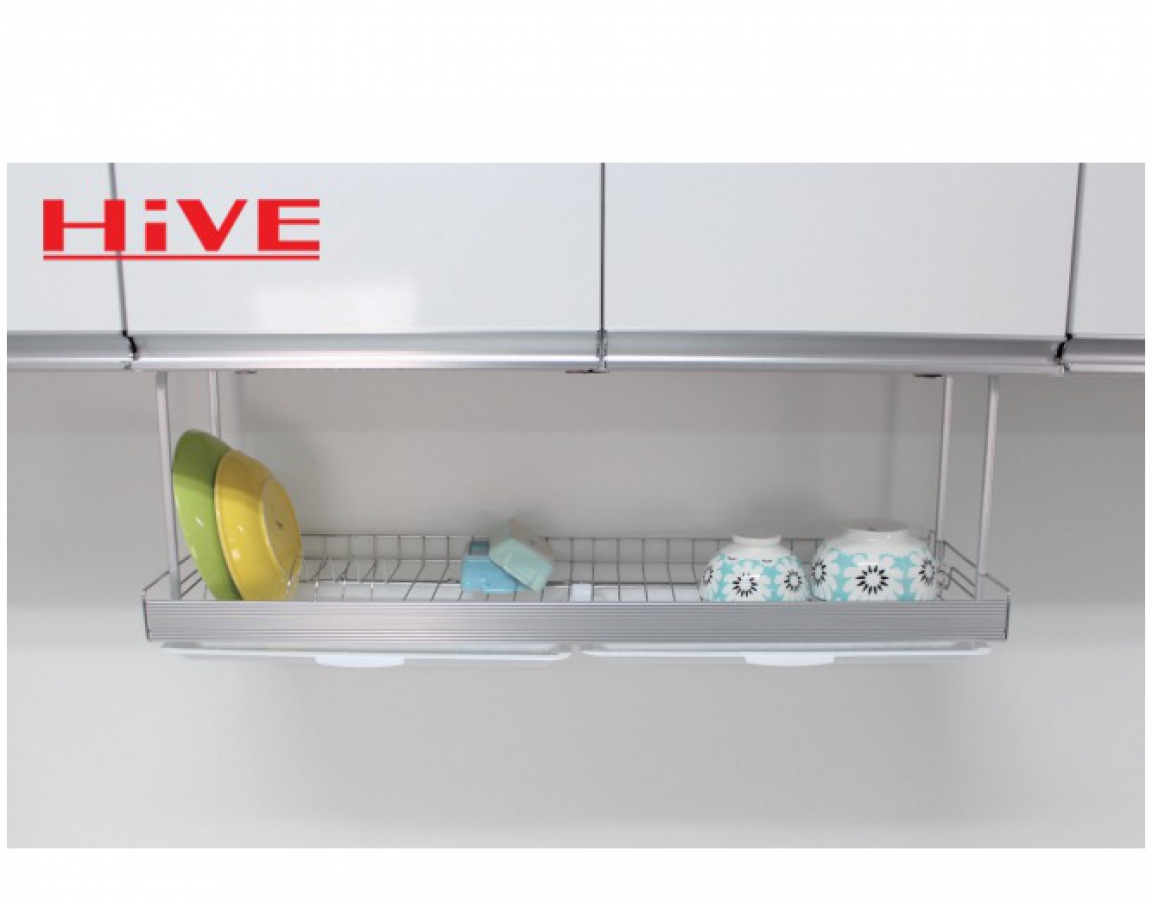 Giá úp chén bát treo tủ bếp trên ALC - E inox Cao Cấp