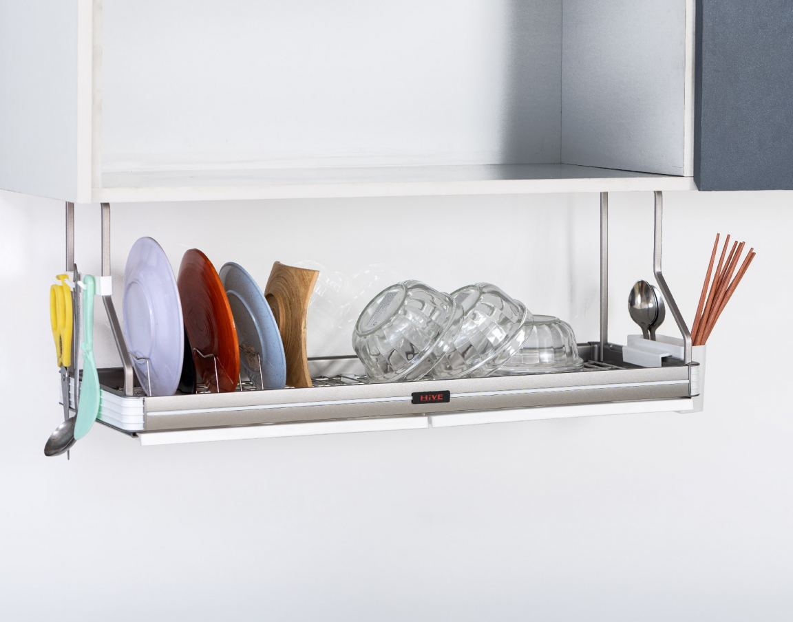 GIÁ ÚP CHÉN BÁT TREO TỦ BẾP TRÊN PREMIUM INOX 304