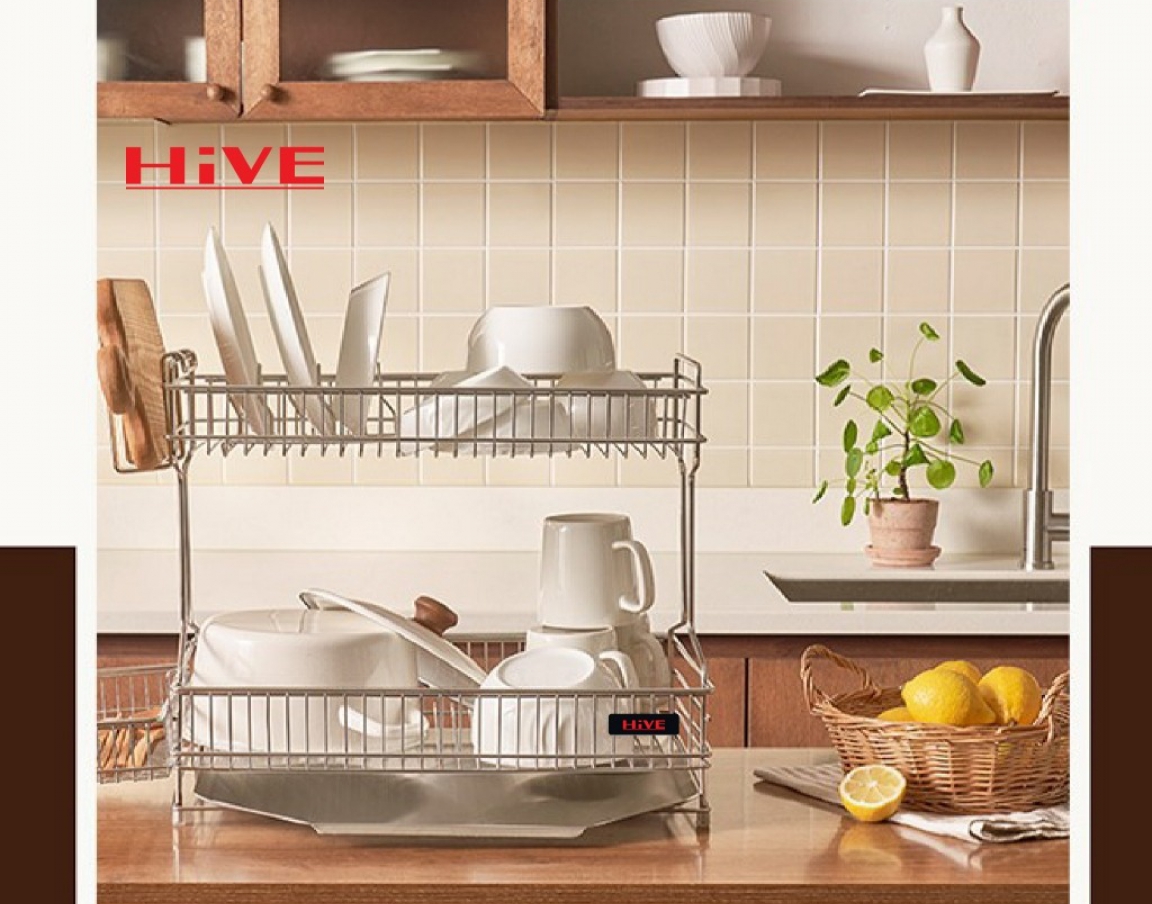 Kệ Chén Bát HiVE All Stain 2 Tầng Cao Cấp