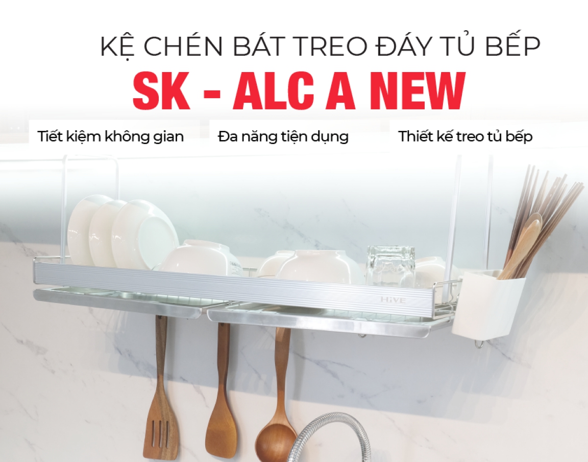 Kệ chén bát treo đáy tủ bếp HiVE SK-ALC A New