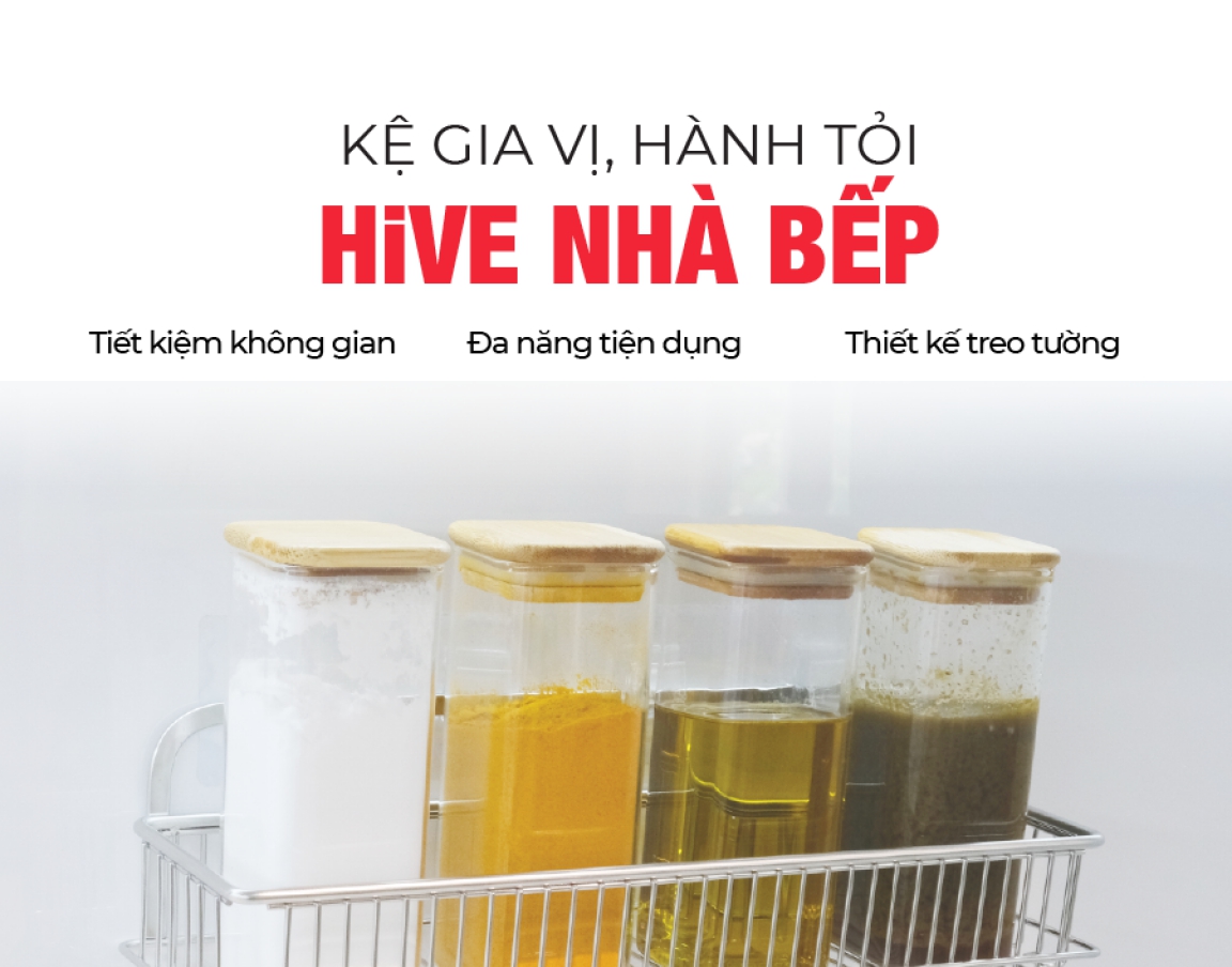 RỔ ĐŨA HiVE HS TREO TƯỜNG INOX 304